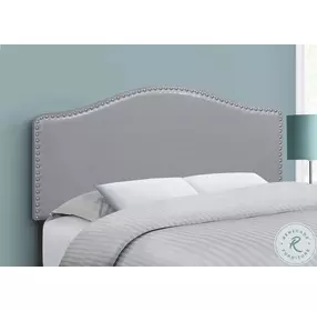 6011F Grey Full Size Headboard