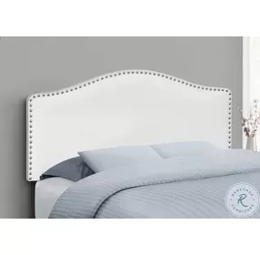 6012F White Full Size Headboard