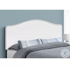 6012Q White Queen Size Headboard