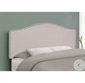 6014F Beige Full Size Headboard