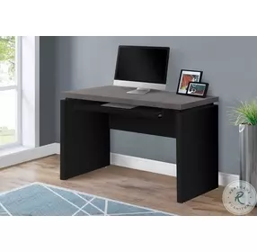 7439 Black And Grey 48" Computer Desk