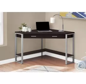 7502 Espresso Corner Computer Desk