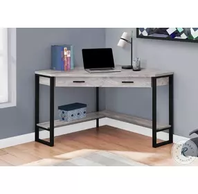 7505 Grey Corner Computer Desk