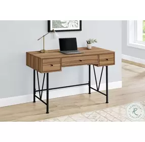7672 Brown Computer Desk
