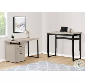 7679 Taupe 48" Adjustable Computer Desk