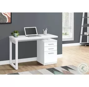 7690 White 48" Computer Desk