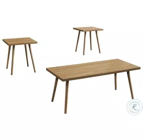 7898P Light Walnut Occasional Table Set of 3