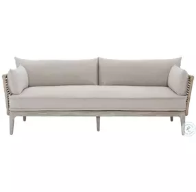 Catalonia Beige Performance Fabric Outdoor Sofa