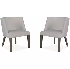 Kavanaugh Gray Upholstered Host Chair Set of 2