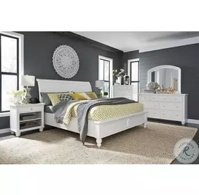 Cambridge White 1 Drawer Nightstand