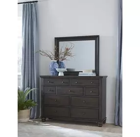 Cambridge Cracked Pepper Rectangular Chesser Mirror