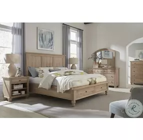Cambridge Modern Khaki King Panel Storage Bed