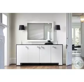 Silhouette Eggshell And Onyx Buffet