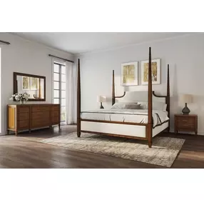 Eave Brown 2 Drawer Nightstand