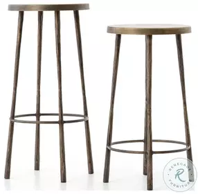 Westwood Antique Brass Bar Stool