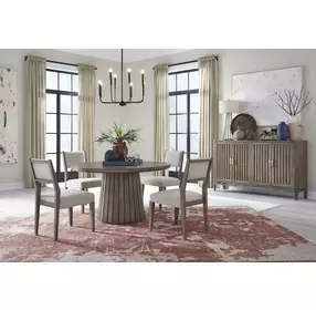 Kavanaugh Weathered Kona Brown 72" Extendable Oval Dining Table