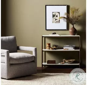 Felix Antique Brass Small Console Table