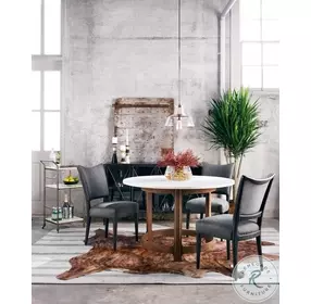 Felix Antique Brass Bar Cart