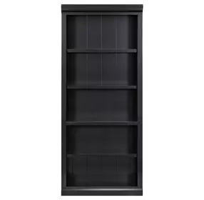 Abby Black Open Bookcase