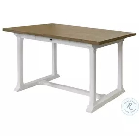 Bluff Point Tawny Brown And White Counter Height Dining Room Set