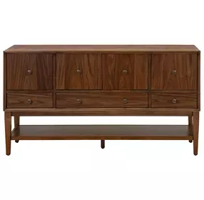 Cupertino Brown 4 Door Sideboard