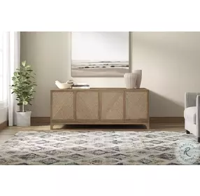 Cypress Driftwood 70" Four Door TV Stand