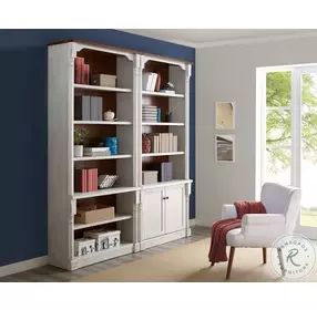 Durham Weathered Chalk 3 Piece Bookcase