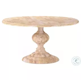 Magnolia Whitewash Round Dining Table