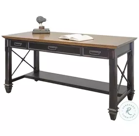 Hartford Distressed Black Writing Home Office Set