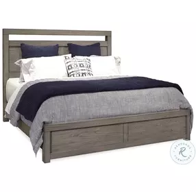Modern Loft Greystone Low Profile Panel Bedroom Set