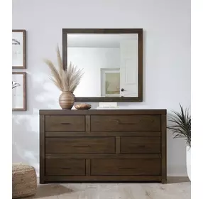 Modern Loft Brownstone Drawer Dresser