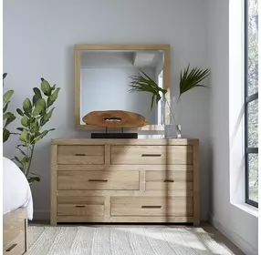 Modern Loft Modern Khaki Rectangular Dresser Mirror