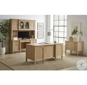 Laurel Unique Natural Credenza