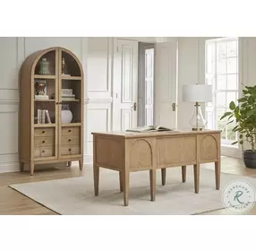 Laurel Unique Natural Arched Display Cabinet