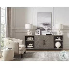 Palisade Gray 80" Two Door TV Console