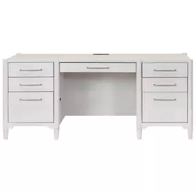 Towne White Credenza