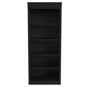 Willow Lane Ebony Black Open Bookcase