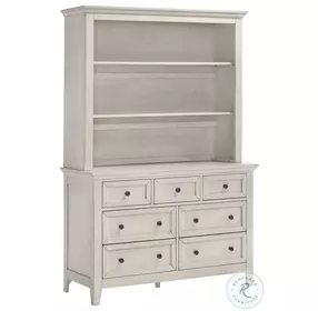 San Mateo Youth Rustic White 52" Bookcase