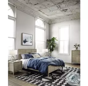 Sydney Natural Queen Panel Bed