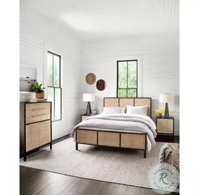 Sydney Black Wash Left Nightstand