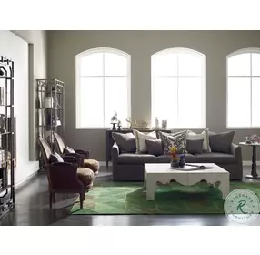 Lucy Carbon Wash Marble Top Side Table