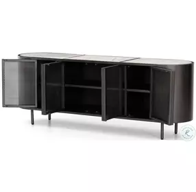 Libby Gunmetal TV Stand