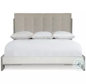 Foundations Linen and Light Shale Upholstered Panel Bedroom Set