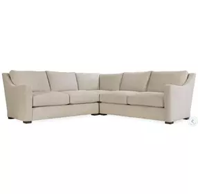 Ventura Beige 3 Piece Fabric Sectional