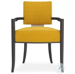 Reserved Seating Amber Velvet And Seal Skin Arm Chair