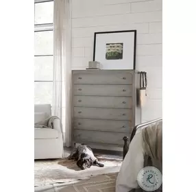 Dolce Vita Time Worn Gray Six Drawer Chest