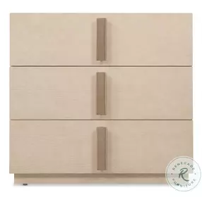 Westwood Polished Limestone 3 Drawer Plinth Base Nightstand