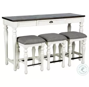 Joanna Ivory And Mocha 4 Piece Bar Set