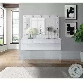 Jayden White 2 Piece Vanity Set