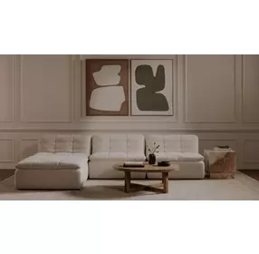 Joel Natural Round Coffee Table